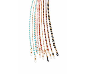 Cordão Pedras Coloridas - 1 UND