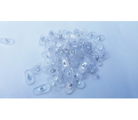 Plaqueta PVC 14mm Trad Parafuso (ENCAIXE EM METAL) Pacote 05 PARES