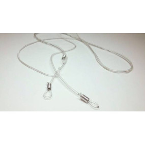 Cordao Silicone Transparente - Maco C/ 12 UNID