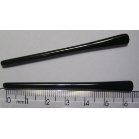Ponteira P/ Haste Fina Preto C/ 5 Pares