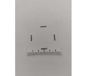 Milimetro/Escala Curvatura lentes