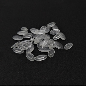 Plaqueta Silicone Encaixe Canoa 11mm - 5 Pares