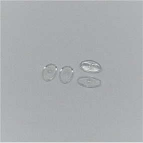 Plaqueta PVC Parafuso Oval 12mm - 50 UNID