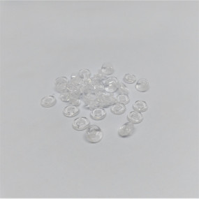 Plaqueta Silicone 9mm Parafuso Redonda - 50 UNID